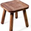 Wooden Step Stool JUJIAFU Classic Small 9in Height-0