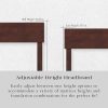 AFI Orlando Headboard Solid Hardwood Easy Assembly Walnut-7