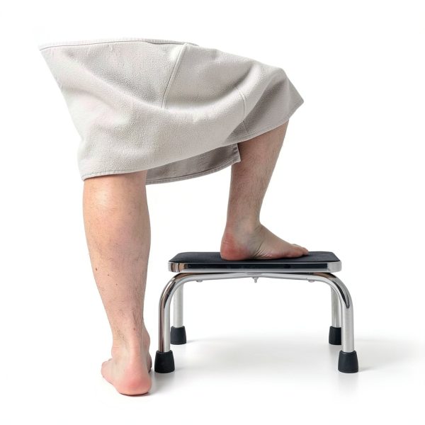 BodyMed Step Stool 300lb Capacity Heavy Duty Metal-5