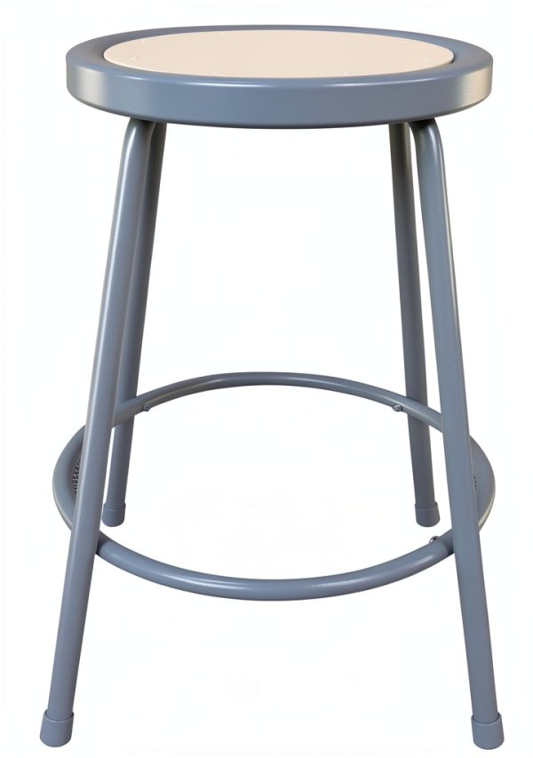 Alera Grey Metal Step Stool Office Product-0