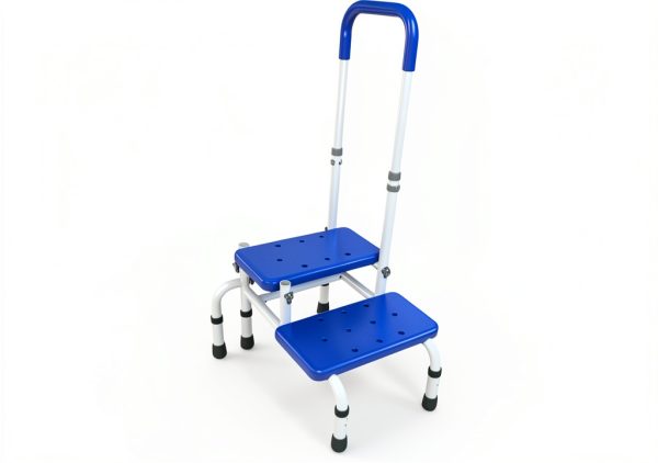Platinum Health Adjustable Step Stool White-3