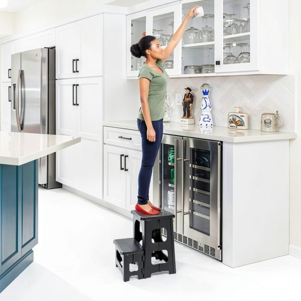 Ligebul Folding Step Stool Plastic Modern Office-8