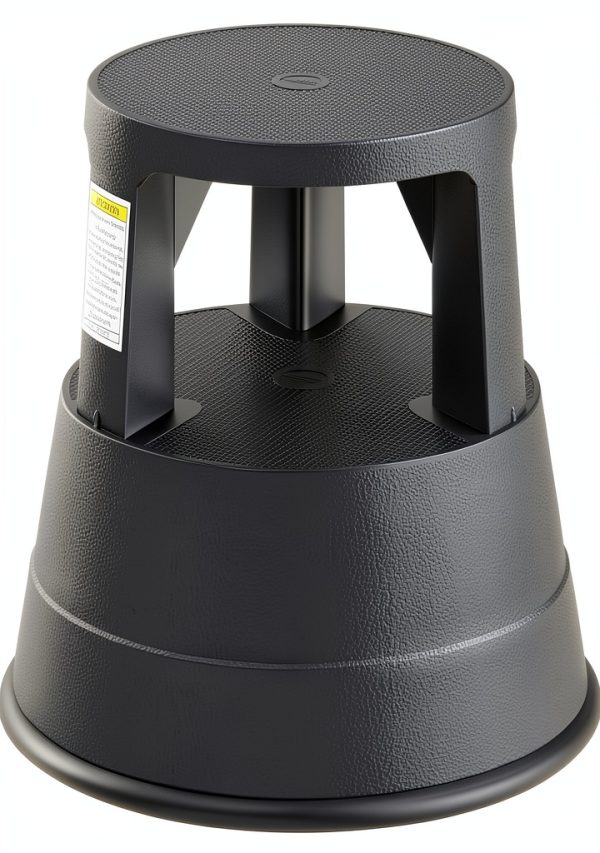 Rolling Step Stool FurniCleevor Plastic Heavy Duty-0