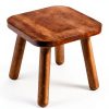 Wooden Step Stool JUJIAFU Classic Small 9in Height-1