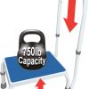 Platinum Health Height Adjustable Step Stool Modern Design-6