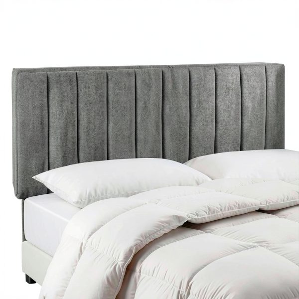 Hearth Harbor Headboard Modern Microfiber Wall Mount King-0