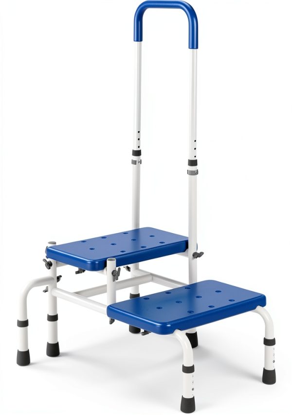 Platinum Health Adjustable Step Stool White-4