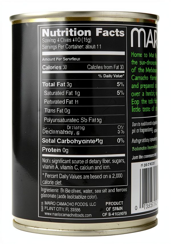 Mario Camacho Foods Black Condiment Olives 72 Ounce-1