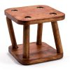 Wooden Step Stool JUJIAFU Classic Small 9in Height-5
