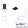 Platinum Health Height Adjustable Step Stool Modern Design-5