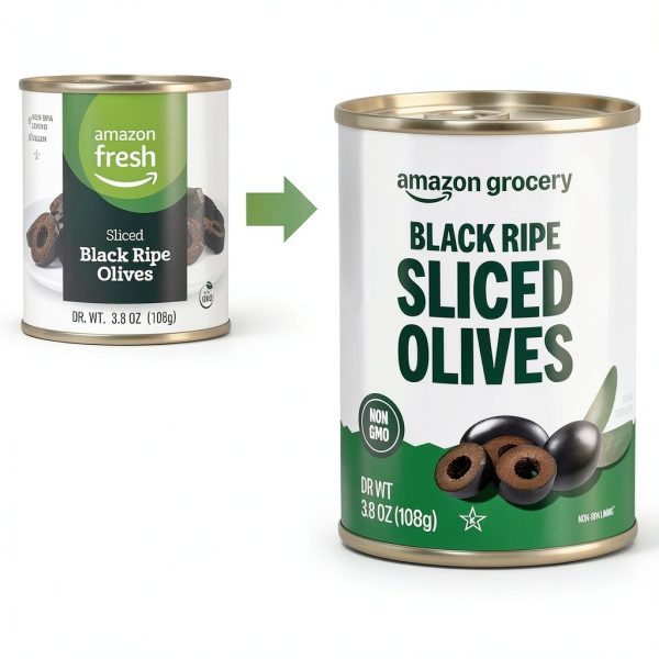 Black Ripe Sliced Olives Amazon Grocery 3.8oz-3