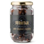 Mina Black Dry Cured Olives Healthy Snack Keto Friendly-0