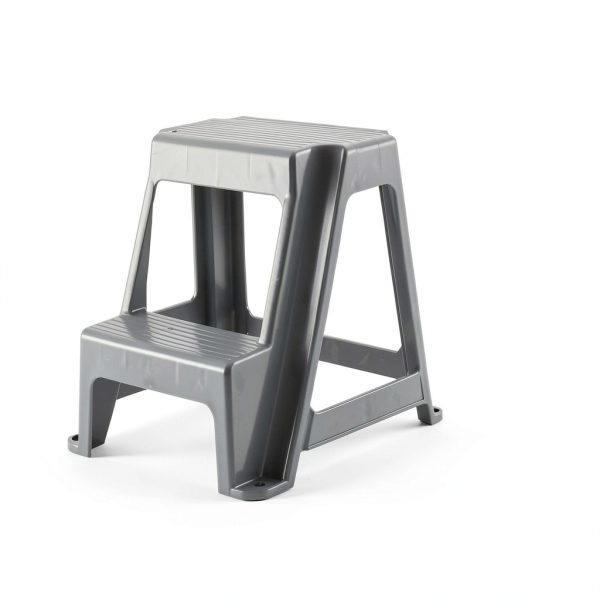 Gracious Living 2 Step Stool Plastic Home-1