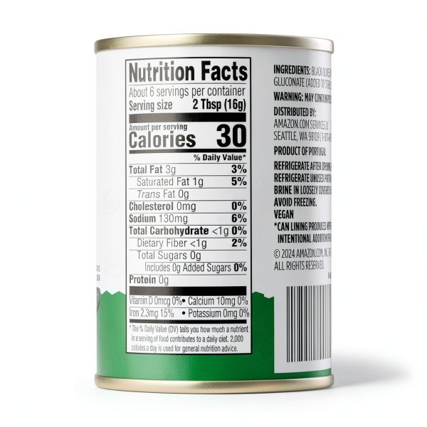 Black Ripe Sliced Olives Amazon Grocery 3.8oz-1