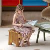 Acacia Wood Step Stool by FANATU Office Furniture-5