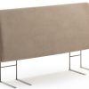 Pinmoco Upholstered Headboard Modern Fabric Queen Off White-6