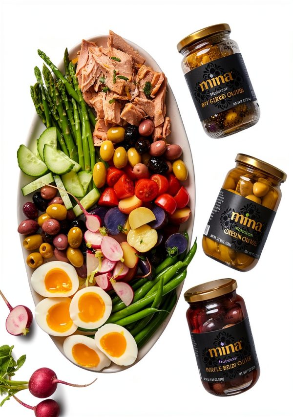 Mina Black Dry Cured Olives Healthy Snack Keto Friendly-3