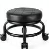 Rolling Stool LWADALN PU Leather Modern 9.5in-1