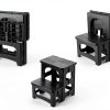 Ligebul Folding Step Stool Plastic Modern Office-4