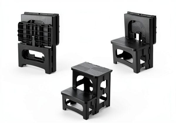 Ligebul Folding Step Stool Plastic Modern Office-4