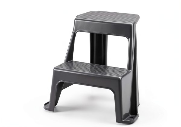 Gracious Living 2 Step Stool Plastic Home-6