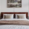 AFI Orlando Headboard Solid Hardwood Easy Assembly Walnut-1
