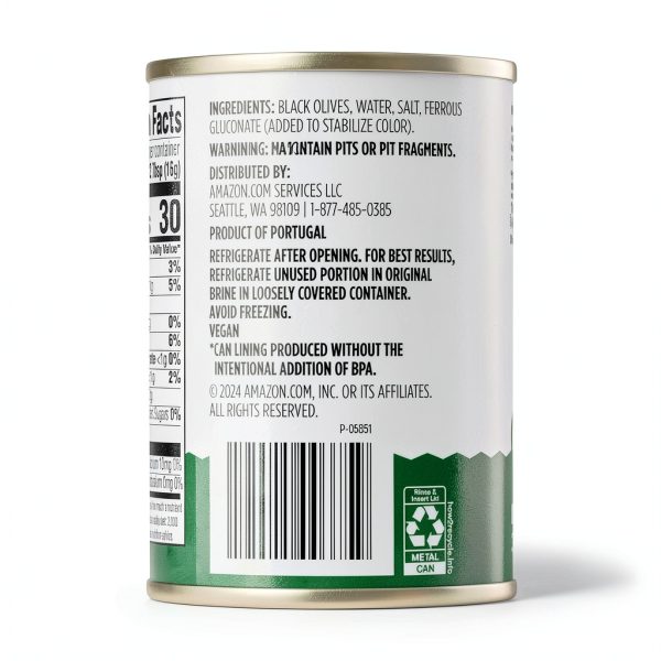 Black Ripe Sliced Olives Amazon Grocery 3.8oz-2