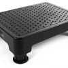 CHIKILLA Adjustable Step Stool Polypropylene Black-8