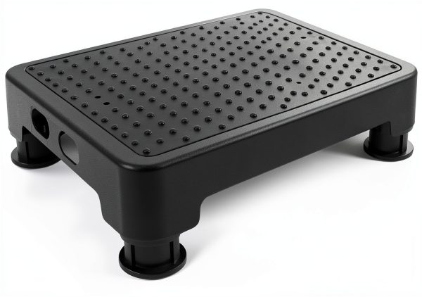 CHIKILLA Adjustable Step Stool Polypropylene Black-8