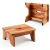 Natree Wooden Step Stool Heavy Duty Non Slip-1