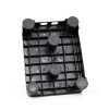 CHIKILLA Adjustable Step Stool Polypropylene Black-2