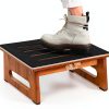 Wooden Step Stool QIANBAIYI Modern for Seniors-2