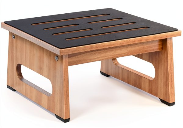 Natree Portable Wooden Step Stool for Home Office-0