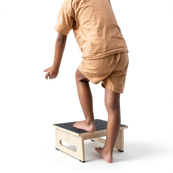 Natree Portable Wooden Step Stool for Home Office-6