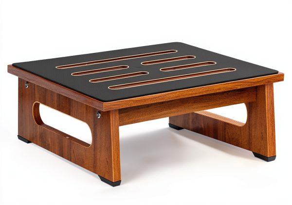 Wooden Step Stool QIANBAIYI Modern for Seniors-4