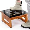 Wooden Step Stool QIANBAIYI Modern for Seniors-7