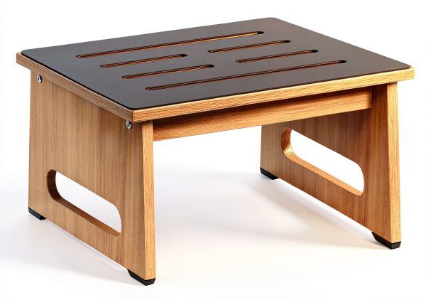Natree Wooden Step Stool Non‑Slip for Adults-0