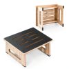 Natree Portable Wooden Step Stool for Home Office-1