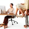 Wooden Step Stool QIANBAIYI Brown Design Seniors-5