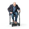 CHIKILLA Adjustable Step Stool Polypropylene Black-5