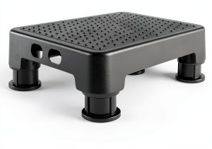 CHIKILLA Adjustable Step Stool Polypropylene Black-0