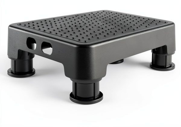 CHIKILLA Adjustable Step Stool Polypropylene Black-0