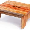 Natree Wooden Step Stool Heavy Duty Non Slip-0