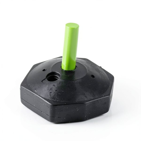 6 Sets Plastic Stanchion Set Traffic Delineator Post Cones with Fillable Base 6.6 ft Plastic Chain and S Hooks Crowd Control Parking Barrier for Traffic Caution Parking Lot Construction Roads (Green)-4