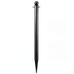 Mr. Chain Deluxe Ground Pole, Black, 2.5-Inch Diameter x 35-Inch Height, Pack of 6 (95403-6)-0