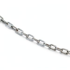 Mr. Chain Plastic Barrier Chain 3/4 Inch Silver 25 Foot Safety Barrier-0