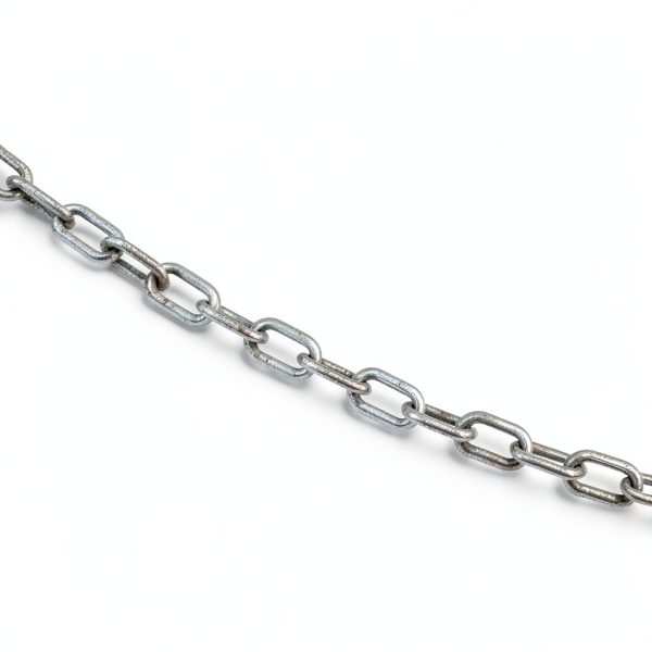 Mr. Chain Plastic Barrier Chain 3/4 Inch Silver 25 Foot Safety Barrier-0