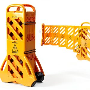 Alpine Commercial Safety Barriers 13 Foot Expandable Mobile Barricade-0