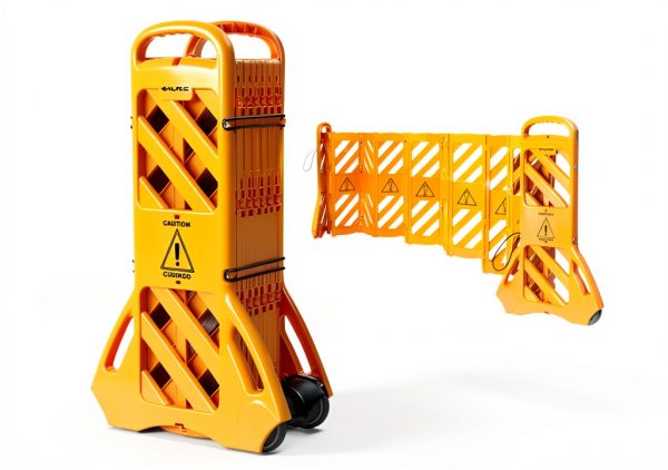 Alpine Commercial Safety Barriers 13 Foot Expandable Mobile Barricade-0