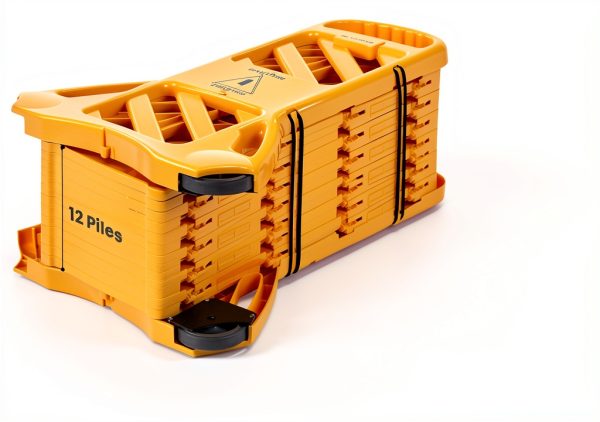 Alpine Commercial Safety Barriers 13 Foot Expandable Mobile Barricade-2